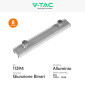 Immagine 8 - V-Tac Kit Struttura in Alluminio per Montaggio di 6 Pannelli Solari Fotovoltaici 30mm da 400W a 590W per Tetto Piano