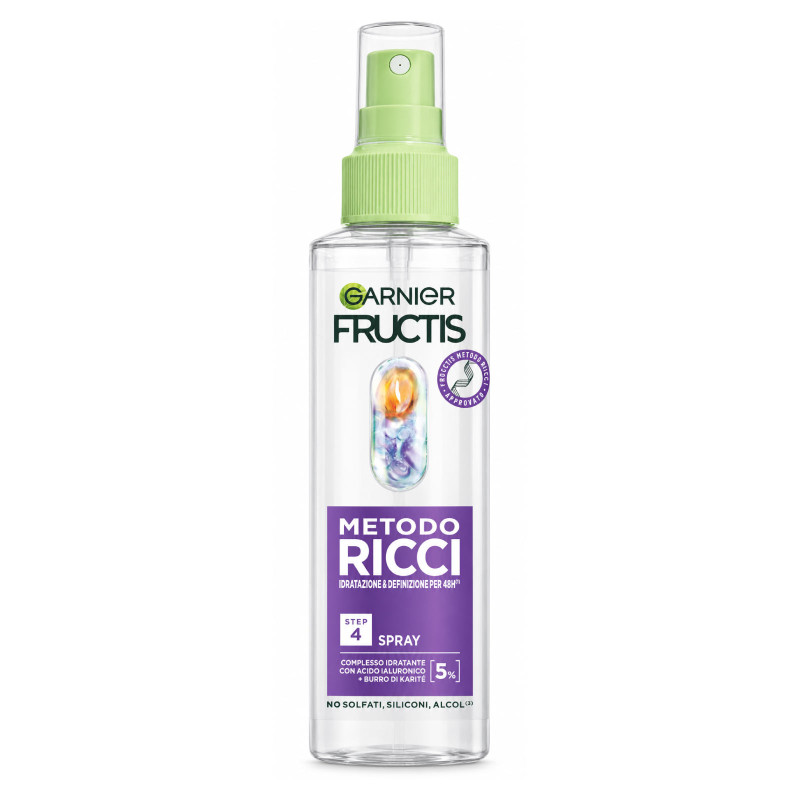 Garnier Fructis Metodo Ricci Spray Capelli Idratante 150ml