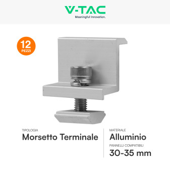 Kit Struttura per Montaggio 15 Pannelli Solari su Tetto Piano