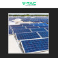 Immagine 9 - V-Tac Kit Struttura in Alluminio per Montaggio di 15 Pannelli Solari Fotovoltaici 30mm da 400W a 590W per Tetto Piano