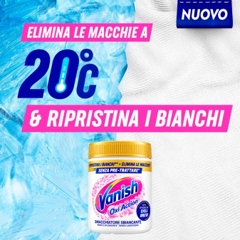 Vanish Oxi Action Pink Smacchiatore Sbiancante in Polvere