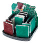 Immagine 1 - Champ Astuccio Porta Sigarette in Metallo Fantasia Mandala con Fascia Elastica Ferma Sigarette - Box da 12 Astucci