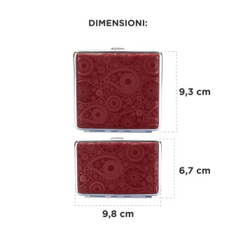 Champ Astuccio Porta Sigarette in Metallo Fantasia Mandala - Box da 12