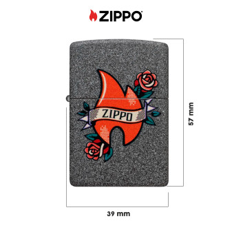 Accendino Zippo mod. 47268 Flame Tattoo Design