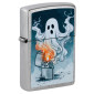 Immagine 1 - Zippo Accendino a Benzina Ricaricabile e Antivento con Fantasia Ghost Lighter Design - mod. 47436