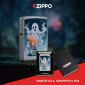 Immagine 6 - Zippo Accendino a Benzina Ricaricabile e Antivento con Fantasia Ghost Lighter Design - mod. 47436