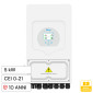 Immagine 1 - V-Tac Deye Inverter Monofase Ibrido On-Grid / Off-Grid 5kW IP65 CEI 0-21 Garanzia 10 Anni Display LCD - SKU 12696