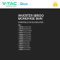 Immagine 7 - V-Tac Deye Inverter Monofase Ibrido On-Grid / Off-Grid 5kW IP65 CEI 0-21 Display LCD - SKU 12696