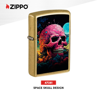 Accendino Zippo mod. 47281 Space Skull Design