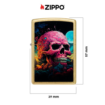 Accendino Zippo mod. 47281 Space Skull Design