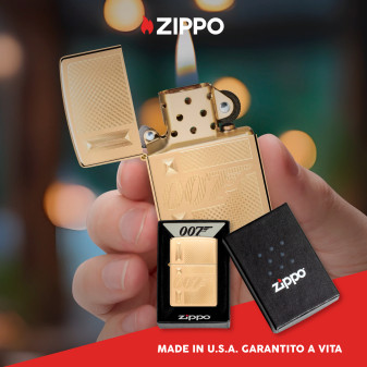 Accendino Zippo mod. 47413 Bond BT 007 Gun Logo