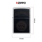 Immagine 4 - Zippo Accendino a Benzina Ricaricabile e Antivento con Fantasia Jack Daniel's - mod. 47417