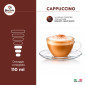 Immagine 2 - 16 Capsule Baciato Caffè Gusto Cappuccino Cialde Compatibili Nescafè Dolce Gusto