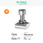 Immagine 5 - V-Tac Kit Struttura in Alluminio per Montaggio di 8 Pannelli Solari Fotovoltaici 30mm da 400W a 590W su Tetto Lamiera Grecata