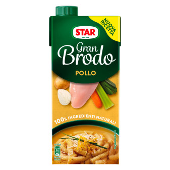 Star Gran Brodo di Pollo 100% Naturale Senza Glutine 1L