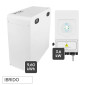 Immagine 1 - V-Tac Kit Inverter 3,6kW Monofase IP65 LCD CEI 0-21 + Batteria Rack LiFePO4 9,60kWh Impianto Fotovoltaico - SKU 12344 + 11523