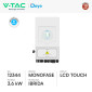 Immagine 2 - V-Tac Kit Inverter 3,6kW Monofase IP65 LCD CEI 0-21 + Batteria Rack LiFePO4 9,60kWh Impianto Fotovoltaico - SKU 12344 + 11523