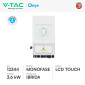 Immagine 2 - V-Tac Kit Inverter 3,6kW Monofase IP65 LCD CEI 0-21 + Batteria Rack LiFePO4 5,12kWh Impianto Fotovoltaico - SKU 12344 + 12323