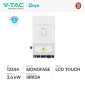 Immagine 2 - V-Tac Kit Inverter 3,6kW Monofase IP65 LCD CEI 0-21 + Batteria LiFePO4 10,24kWh Impianto Fotovoltaico - SKU 12344 + 12279