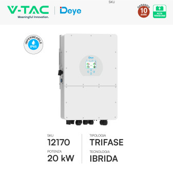 Kit Inverter Trifase 20kW + Batteria 20kWh + Quadro DC + Quadro AC