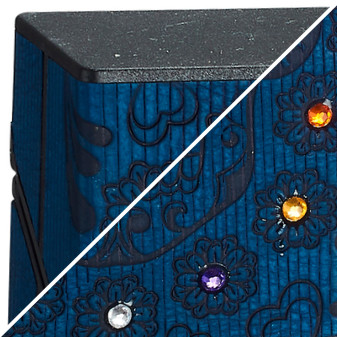 Champ Porta Sigarette Porta Pacchetto Fantasia Skull & Strass