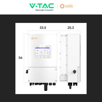 V-Tac Inverter Monofase Ibrido On-Grid / Off-Grid 6kW IP66