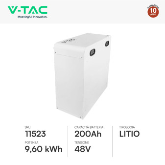 20 Pannelli Solari 505W + Inverter 10kW + Batteria V-Tac