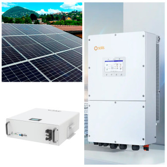 Set 12 Pannelli Solari 505W + Inverter 6kW + Batteria V-Tac