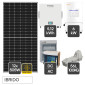 Immagine 1 - Kit Fotovoltaico Monofase 6,06kWp - 12 Pannelli Trina Solar + Inverter 6kW + Batteria 5,12kWh + Quadri AC/DC + Zavorre in HDPE