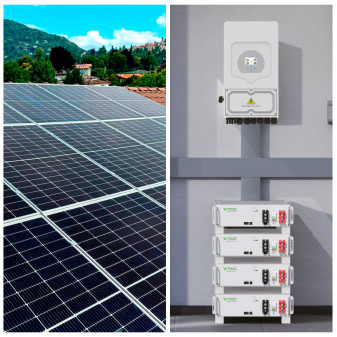Set 12 Pannelli Solari 505W + Inverter 6kW + Batteria V-Tac