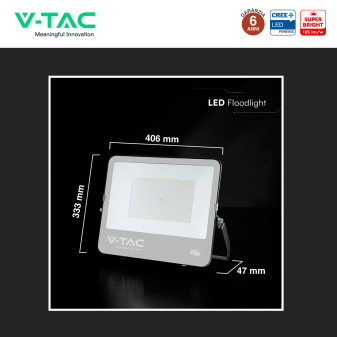 V-Tac VT-44205 Faro LED 200W SMD Chip CREE IP65 Serie Super Bright