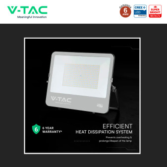 V-Tac VT-44205 Faro LED 200W SMD Chip CREE IP65 Serie Super Bright