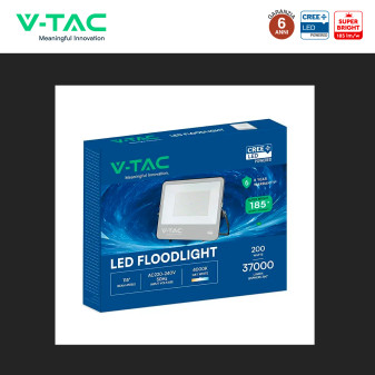 V-Tac VT-44205 Faro LED 200W SMD Chip CREE IP65 Serie Super Bright