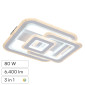 Immagine 1 - V-Tac VT-84040 Plafoniera LED a Superficie 80W SMD Changing Color CCT Dimmerabile con Telecomando Colore Bianco - SKU 24176