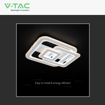 V-Tac VT-84040 Plafoniera LED a Superficie 80W SMD CCT