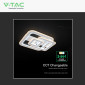 Immagine 9 - V-Tac VT-84040 Plafoniera LED a Superficie 80W SMD Changing Color CCT Dimmerabile con Telecomando Colore Bianco - SKU 24176