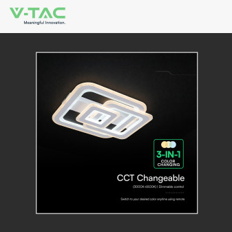V-Tac VT-84040 Plafoniera LED a Superficie 80W SMD CCT