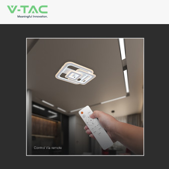 V-Tac VT-84040 Plafoniera LED a Superficie 80W SMD CCT