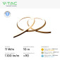 Immagine 5 - V-Tac VT-567 Neon Flex LED 11W/m SMD Monocolore 120 LED/m 24V - Bobina da 10 metri - SKU 24505 / 24506 / 24507