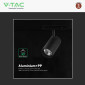 Immagine 12 - V-Tac VT-40012 Faretto LED Magnetico da Binario 10W 48V Track Light COB Colore Nero - SKU 24400 / 24401 / 24402