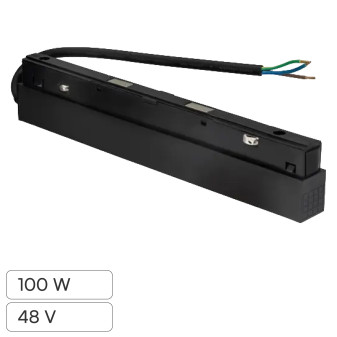 V-Tac Alimentatore Magnetico per Track Lights 100W 48V Per Uso Interno