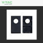 Immagine 4 - V-Tac Tappo Terminale per Binario a Superficie in Plastica Colore Nero Set 2 Pezzi - SKU 6898