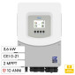 Immagine 1 - V-Tac Deye Inverter Monofase Ibrido On-Grid / Off-Grid 3,6kW IP65 Garanzia 10 Anni CEI 0-21 Display LCD Touch - SKU 12790