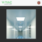 Immagine 8 - V-Tac VT-61043 10 Pannelli LED Quadrati 60x60 40W SMD a Incasso - SKU 24366 / 24367