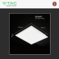 Immagine 7 - V-Tac VT-61043 Pannello LED Quadrato 60x60 40W SMD a Incasso - SKU 24366 / 24367