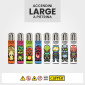 Immagine 3 - Clipper Espositore da Banco Girevole a 4 Piani con Accendini a Pietrina Grandi Fantasia G. Expo Onis - 192 Accendini