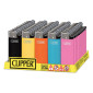 Immagine 1 - Clipper Brio Micro Accendino a Pietrina Piccolo Ricaricabile con Fantasia Solid Branded - Box da 50 Accendini