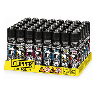 Clipper Large Accendino a Pietrina Skybound - 48 Accendini