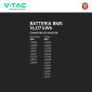 Immagine 4 - V-Tac VT-16076W Batteria BMS LiFePO4 51,2V 314Ah 16,07kWh Garanzia 10 Anni Inverter Impianto Fotovoltaico CEI 0-21 - SKU 12334