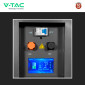Immagine 6 - V-Tac VT-16076B Batteria BMS LiFePO4 51,2V 314Ah 16,07kWh Garanzia 10 Anni CEI 0-21 per Inverter Colore Nero - SKU 12335